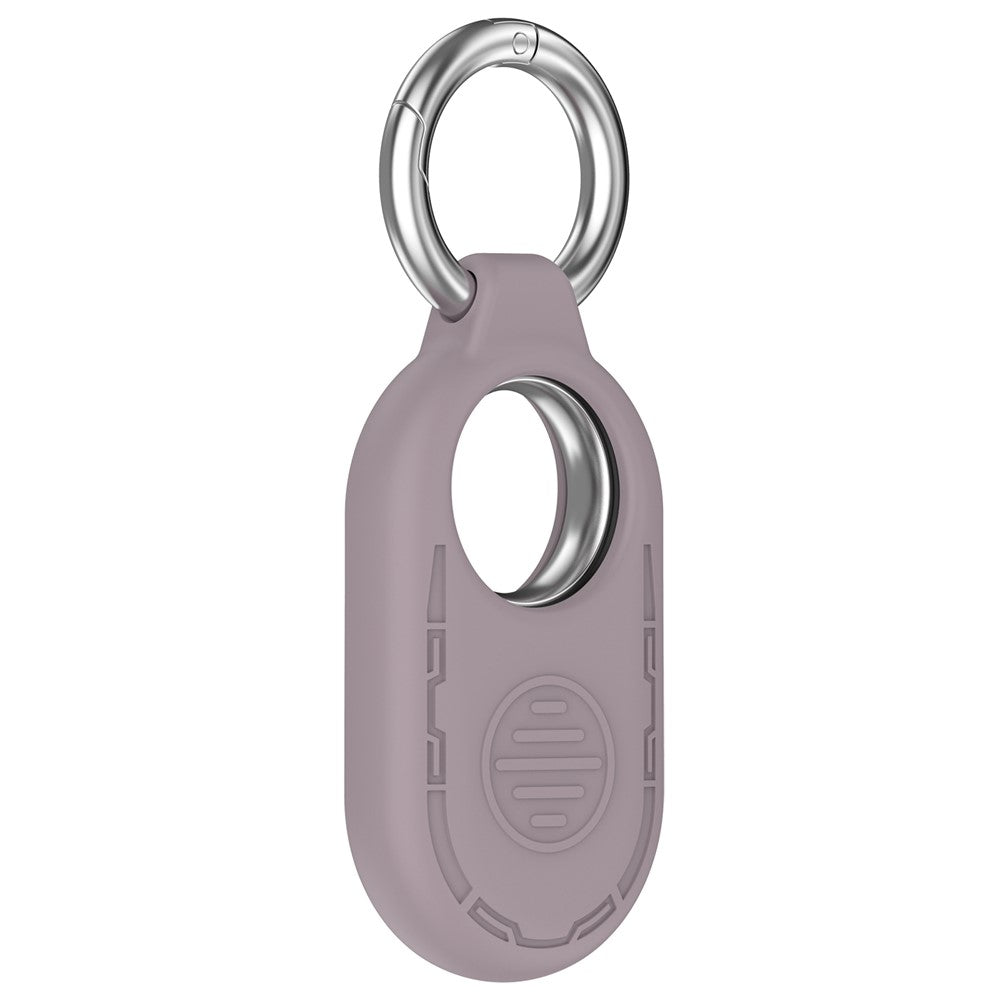 For Samsung Galaxy SmartTag 2 Silicone Case Anti-Lost Shockproof Cover with Keychain