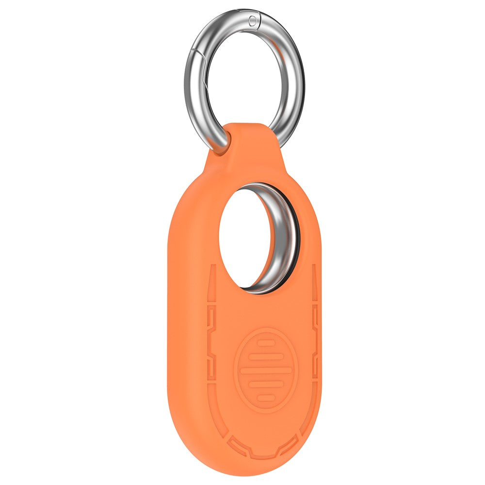 For Samsung Galaxy SmartTag 2 Silicone Case Anti-Lost Shockproof Cover with Keychain
