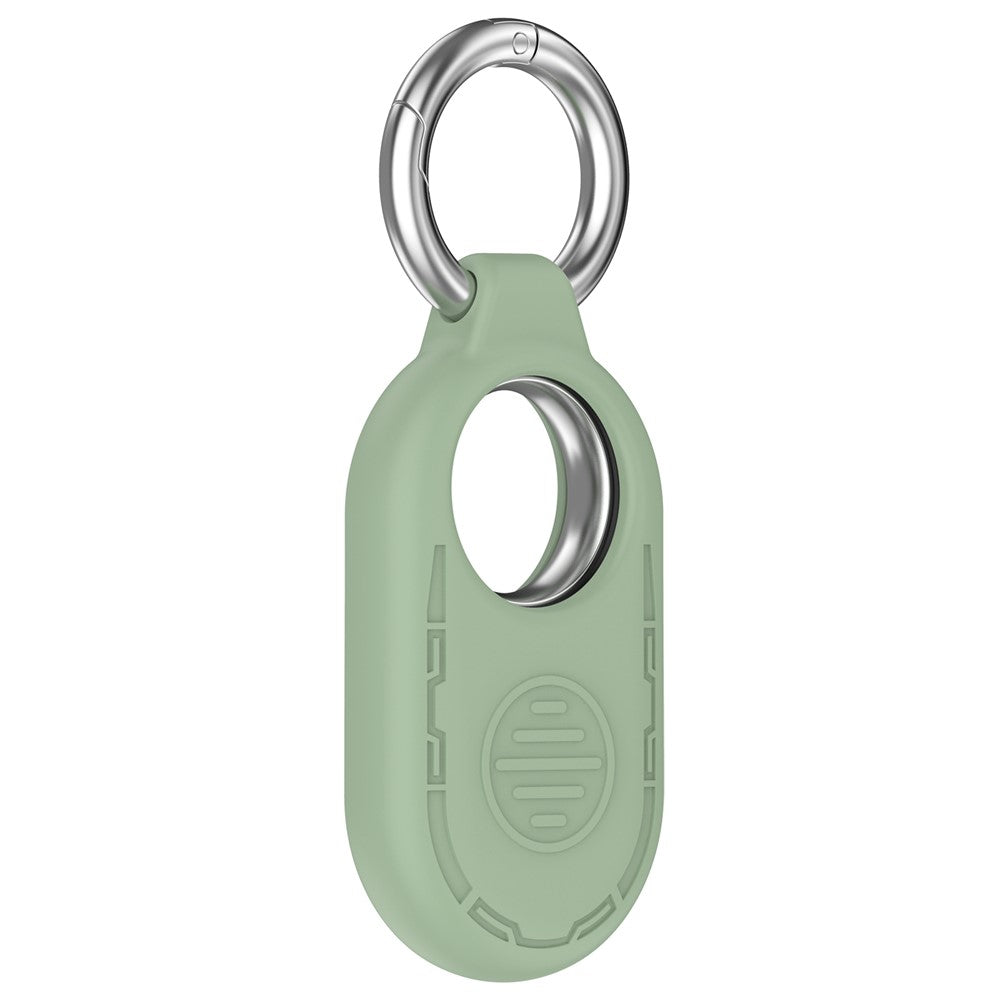 For Samsung Galaxy SmartTag 2 Silicone Case Anti-Lost Shockproof Cover with Keychain