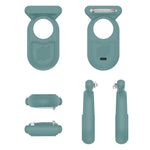 For Samsung Galaxy SmartTag2 Silicone Case Bluetooth-compatible Tracker Protective Case with Safety Pin