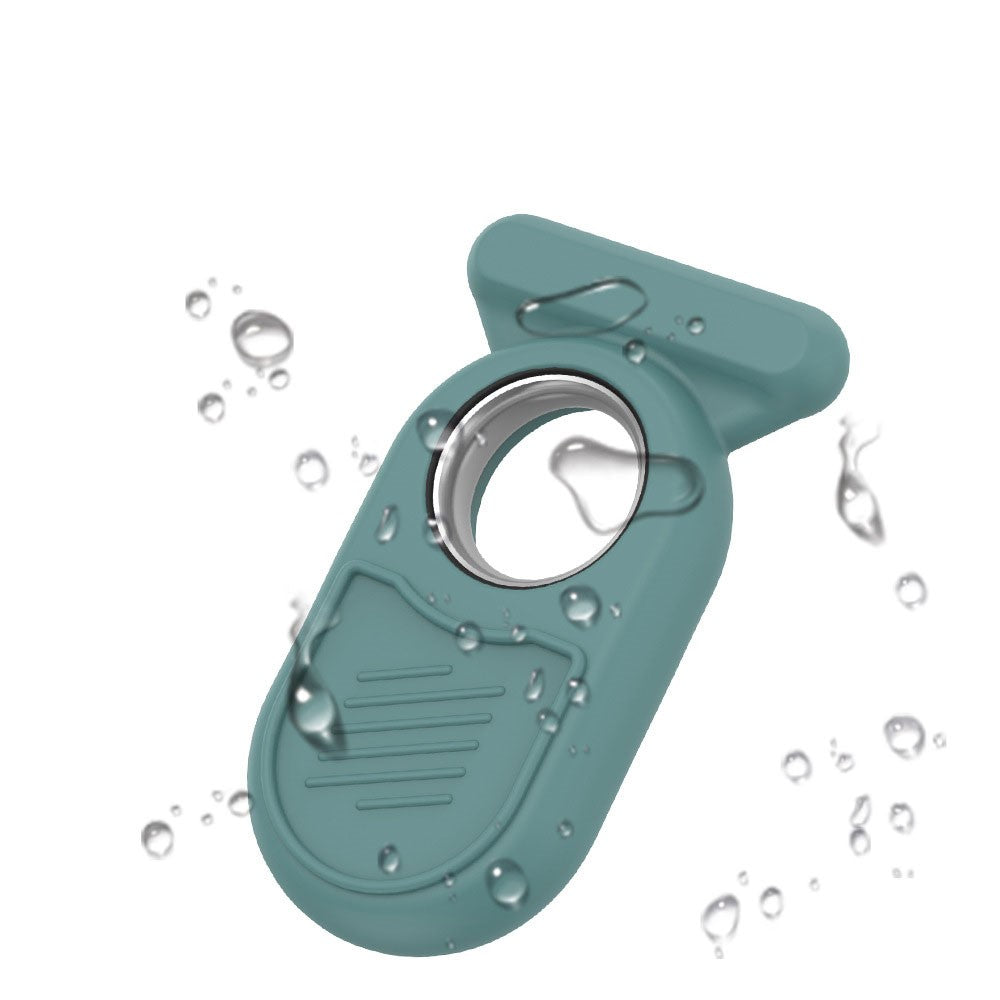 For Samsung Galaxy SmartTag2 Silicone Case Bluetooth-compatible Tracker Protective Case with Safety Pin