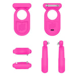 For Samsung Galaxy SmartTag2 Silicone Case Bluetooth-compatible Tracker Protective Case with Safety Pin