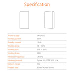 NEO NAS-WS05BH Tuya HomeKit and ZigBee Water Flood Sensor Smart Dual Mode Water Detector Flood Alarm (Without Battery)