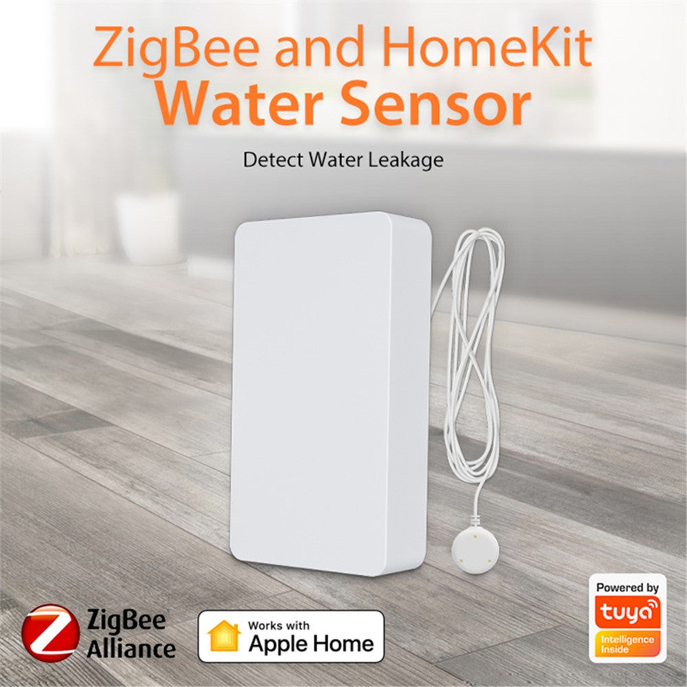 NEO NAS-WS05BH Tuya HomeKit and ZigBee Water Flood Sensor Smart Dual Mode Water Detector Flood Alarm (Without Battery)