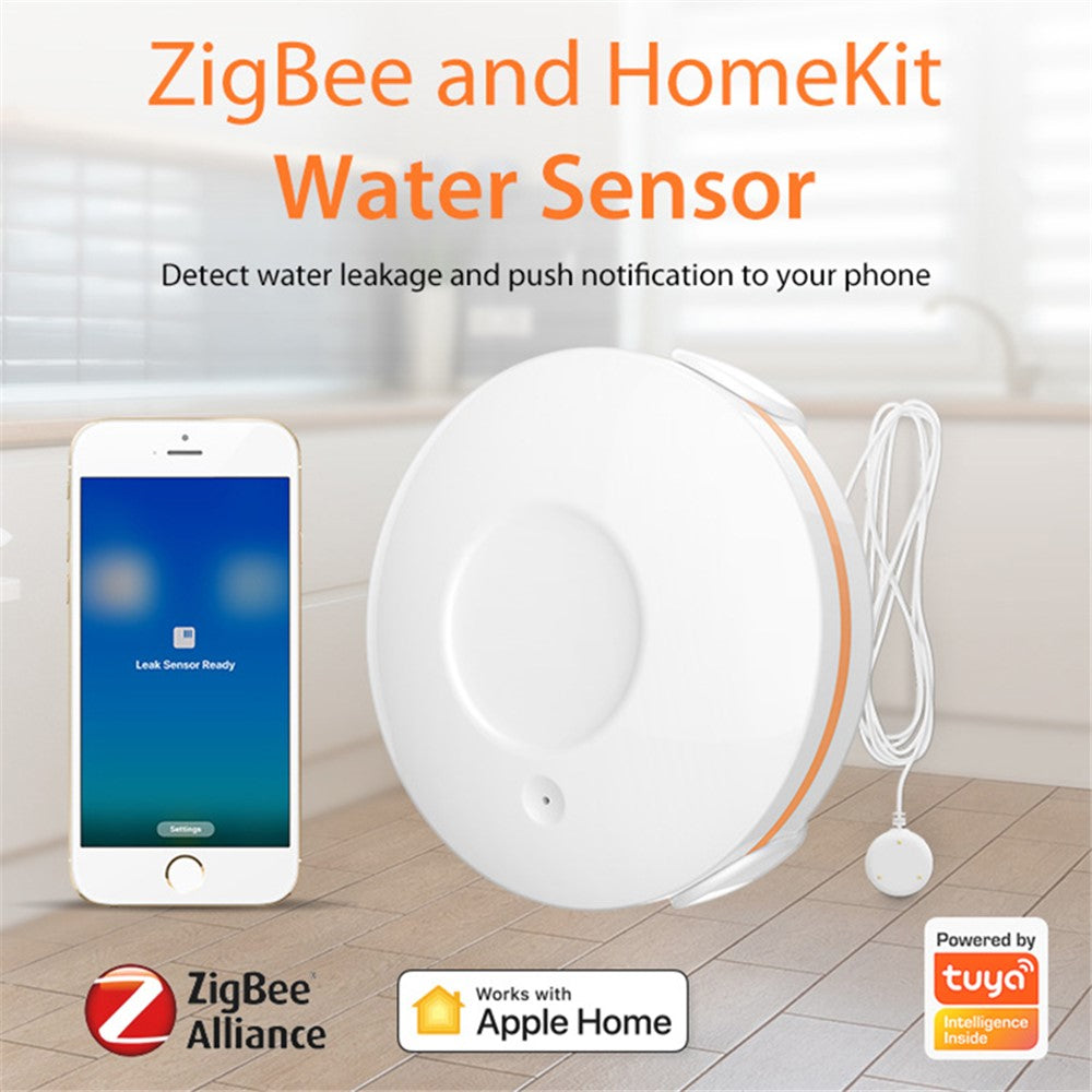 NEO NAS-WS02BH Tuya HomeKit and ZigBee Smart Water Detector Full Water Level Sensor