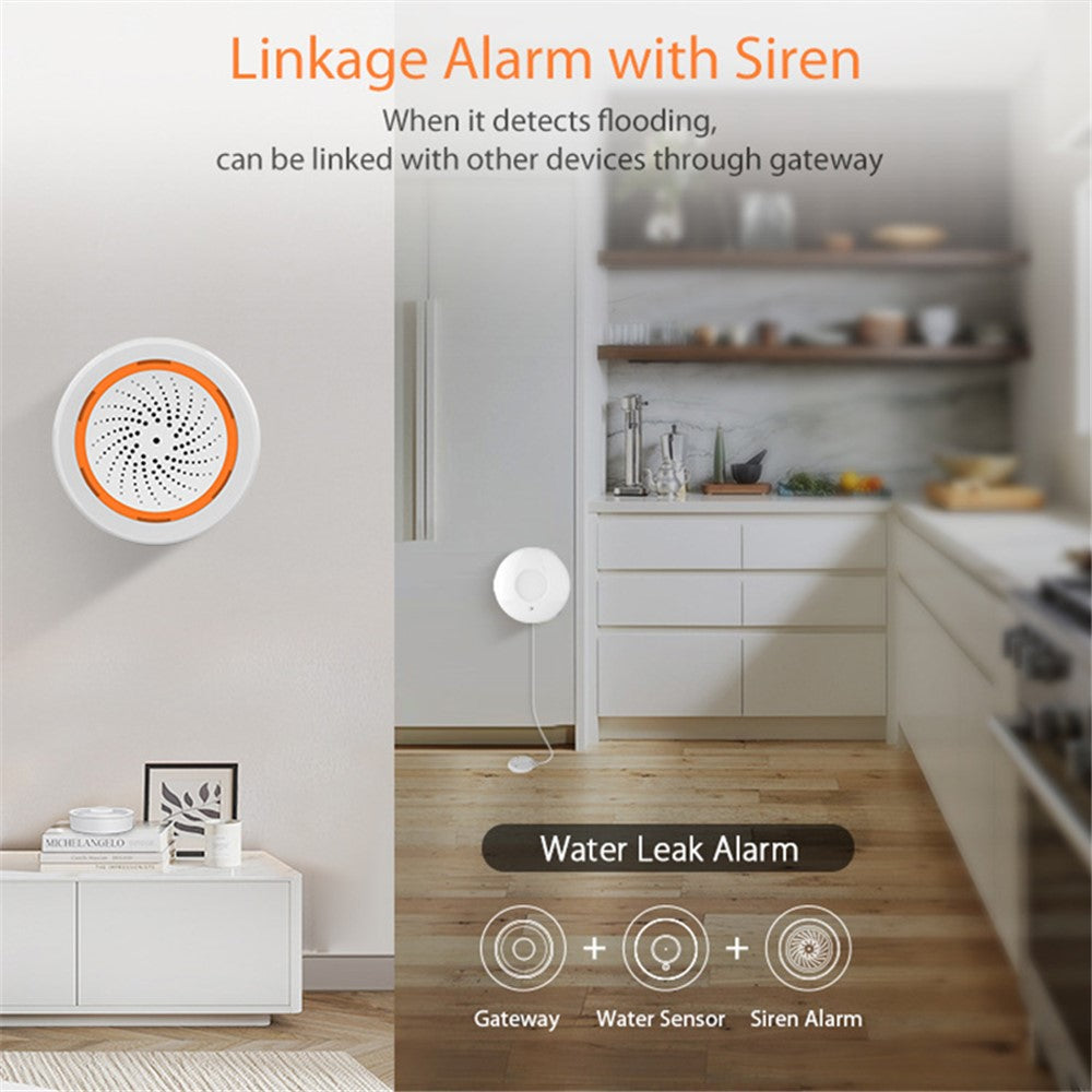 NEO NAS-WS02BH Tuya HomeKit and ZigBee Smart Water Detector Full Water Level Sensor