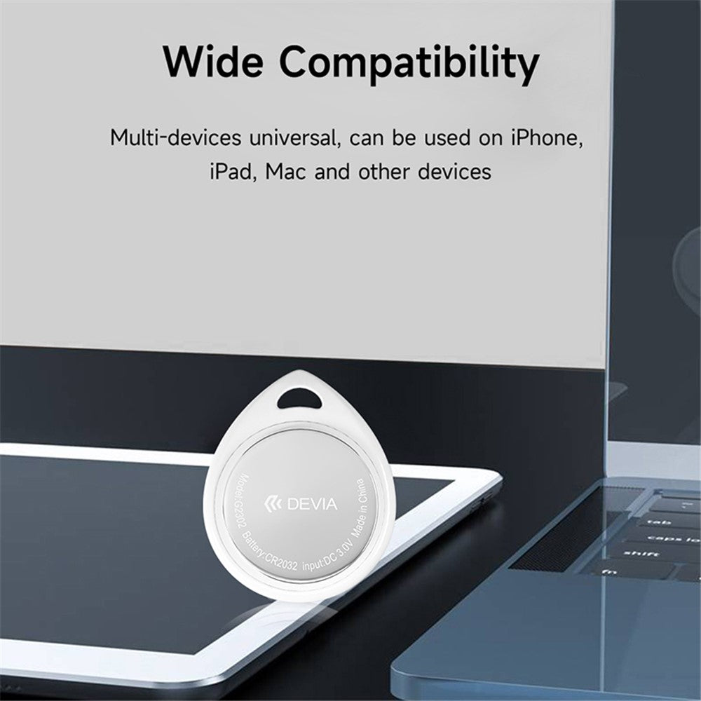 DEVIA G2302 Anti-lost Device DropTag for iOS, IPX5 Waterproof Luggage Tracker Key Finder