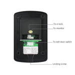 620FG11 7-inch Touch Screen Monitor + Night Vision Door Bell HD Camera, EU Plug