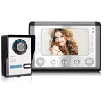 801FA11 7-inch Wired Video Doorbell Home Intercom Kit, EU Plug