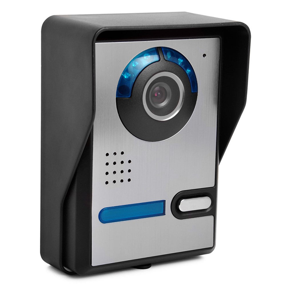 801FA21 EU-kontakt 7" videodörrklocka 2 utomhuskameror med 1 inomhusmonitor