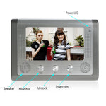 801FA21 EU-kontakt 7" videodörrklocka 2 utomhuskameror med 1 inomhusmonitor