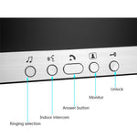 815FA11 7-inch Video Door Phone Intercom Doorbell Camera Monitor, EU Plug