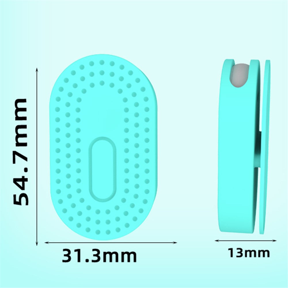 For Samsung Galaxy SmartTag2 Tracker Silicone Case Bluetooth-compatible Locator Cover with Adhesive