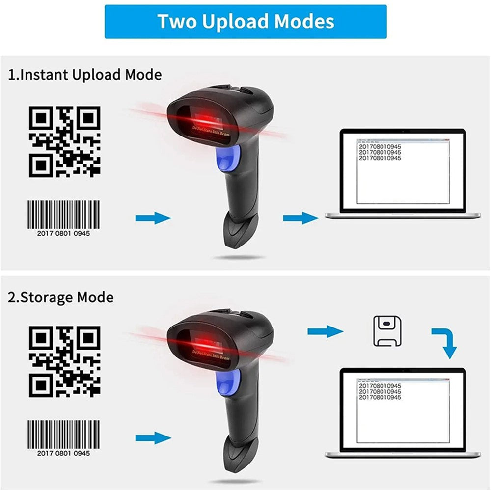 NETUM L5 Handheld USB Wired QR Barcode Reader Bar Code Scanner for Retails, Warehouse