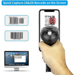 NETUM L8 Portable 2.4G Wireless Barcode Scanner QR Code Scanning Gun for Mobile Payment