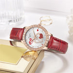 WLISTH S517 Women's Rhinestone Decor Bracelet Fashionable Quartz Watch