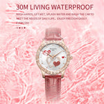 WLISTH S517 Women's Rhinestone Decor Bracelet Fashionable Quartz Watch