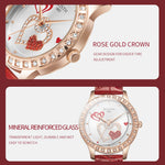 WLISTH S517 Women's Rhinestone Decor Bracelet Fashionable Quartz Watch