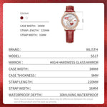 WLISTH S517 Women's Rhinestone Decor Bracelet Fashionable Quartz Watch