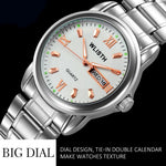 WLISTH S513 Men Fashion Date Week Analog Display Luminous Quartz Wrist Watch