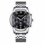 WLISTH S509 Business Men Luminous Quartz Watch with 3 Decorative Small Dials