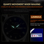 WLISTH S502 Blue Light Glass Calendar Display Waterproof Quartz Watch