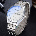 WLISTH S502 Blue Light Glass Calendar Display Waterproof Quartz Watch