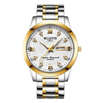 WLISTH Q351 Luminous Quartz Watch Bracelet with Calendar+Week Display