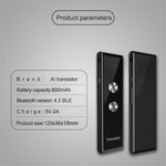T8+ Bluetooth-compatible 40 Languages Speech Instant Translator for Travel, Learning