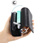 Case for IQOS 3 / 3 Duo , PU Leather Electronic Cigarette Storage Bag with Hook