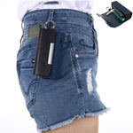 Case for IQOS 3 / 3 Duo , PU Leather Electronic Cigarette Storage Bag with Hook