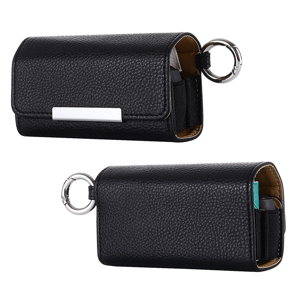 For IQOS 3 / Iluma Prime Case PU Leather Portable Electronic Cigarette Storage Bag