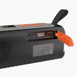 LR-7A 4500mAh Outdoor Camping AM / FM / SW Hand Crank Solar Radio Wireless Speaker