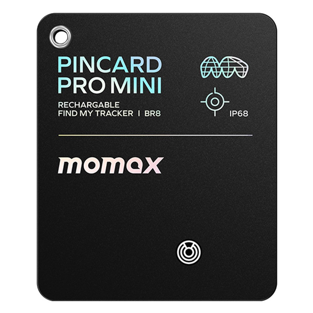 MOMAX PINCARD PRO MINI Key Finder Tracking Device Anti-Lost Tracker for iOS, Support Wireless Charging
