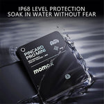 MOMAX PINCARD PRO MINI Key Finder Tracking Device Anti-Lost Tracker for iOS, Support Wireless Charging