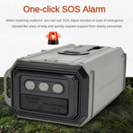 HANRONGDA HRD905 Emergency Weather Radio Solar Hand Crank Battery Operated Portable AM / FM / SW Radio