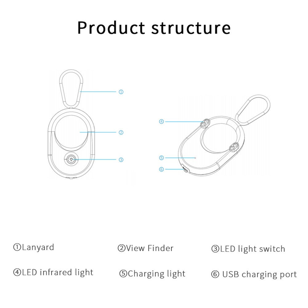 T02 Privacy Protection Intelligent Infrared Invisible Camera Scanning Detector