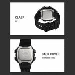 SKMEI 2126 Teenager Student Square Digital Watch Luminous Waterproof Sports Electronic Watch