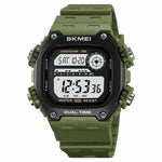 SKMEI 2126 Teenager Student Square Digital Watch Luminous Waterproof Sports Electronic Watch