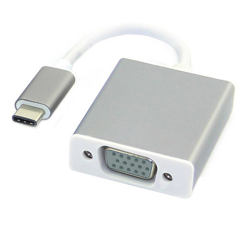 USB-C USB 3.1 Type C to VGA 1080p HDTV Adapter Cable for 2015 New 12 Inch Macbook