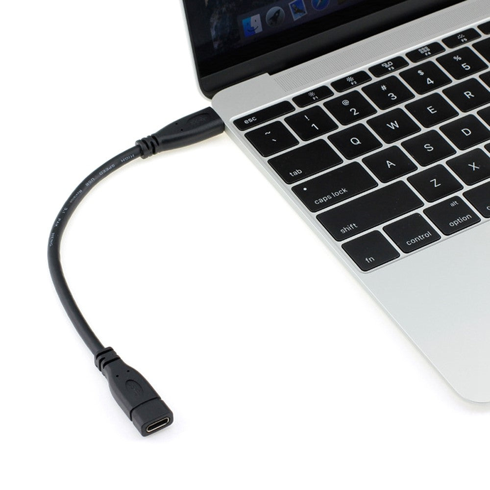 USB 3.1 Type C Male to Female Extension Data Cable for Macbook Tablet Mobile Phone