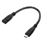 USB 3.1 Type C Male to Female Extension Data Cable for Macbook Tablet Mobile Phone