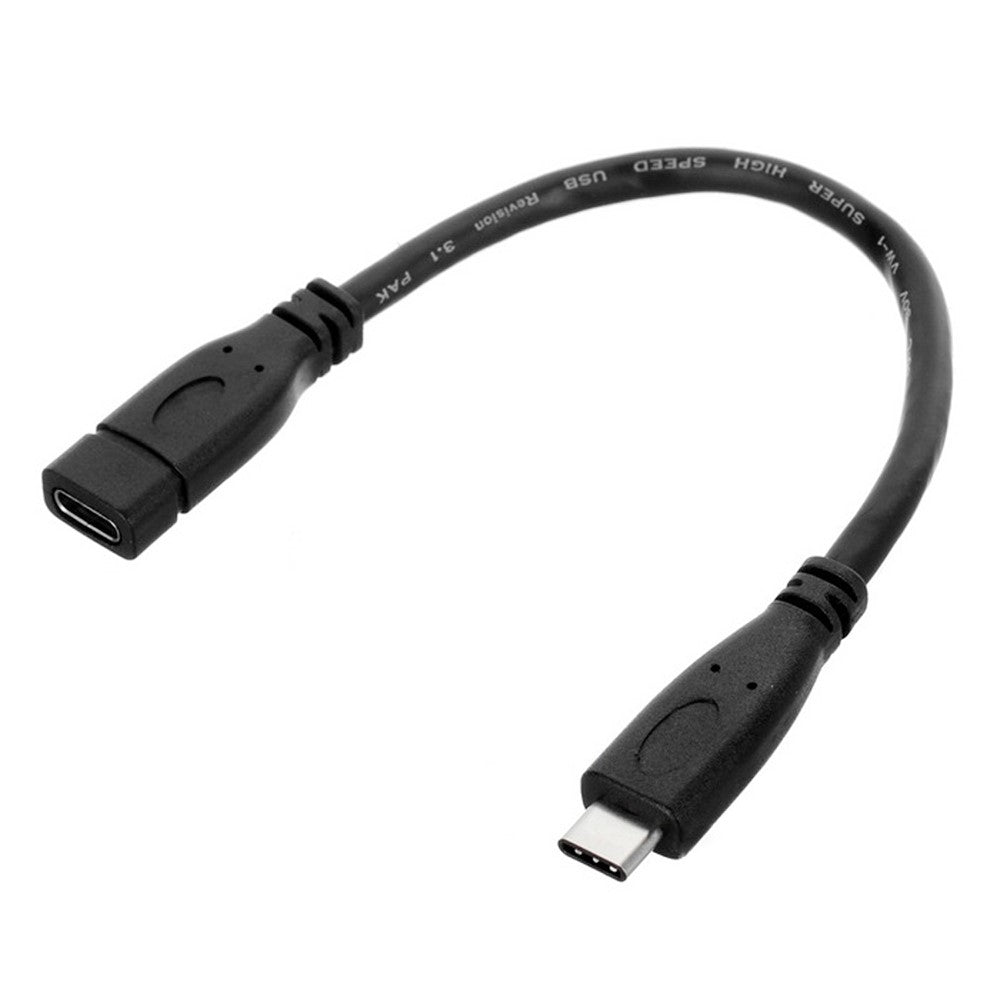 USB 3.1 Type C Male to Female Extension Data Cable for Macbook Tablet Mobile Phone