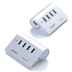 ORICO Multipel beskyttelse Plug and Play USB 3.0-hub i aluminiumlegering med 4 porte (M3H4)