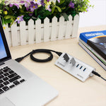 ORICO Aluminum 7-ports USB 3.0-hub med USB 3.0-kabel (M3H7)