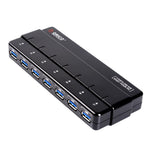 ORICO ABS 7-ports USB 3.0-HUB med strømadapter og kabel (H7928-U3)