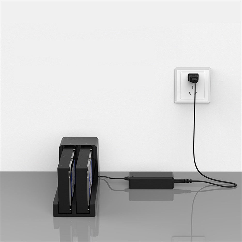 ORICO 6528US3-C 2.5 / 3.5 inch Hard Drive Enclosure 2 Bay Docking Station Offline Clone