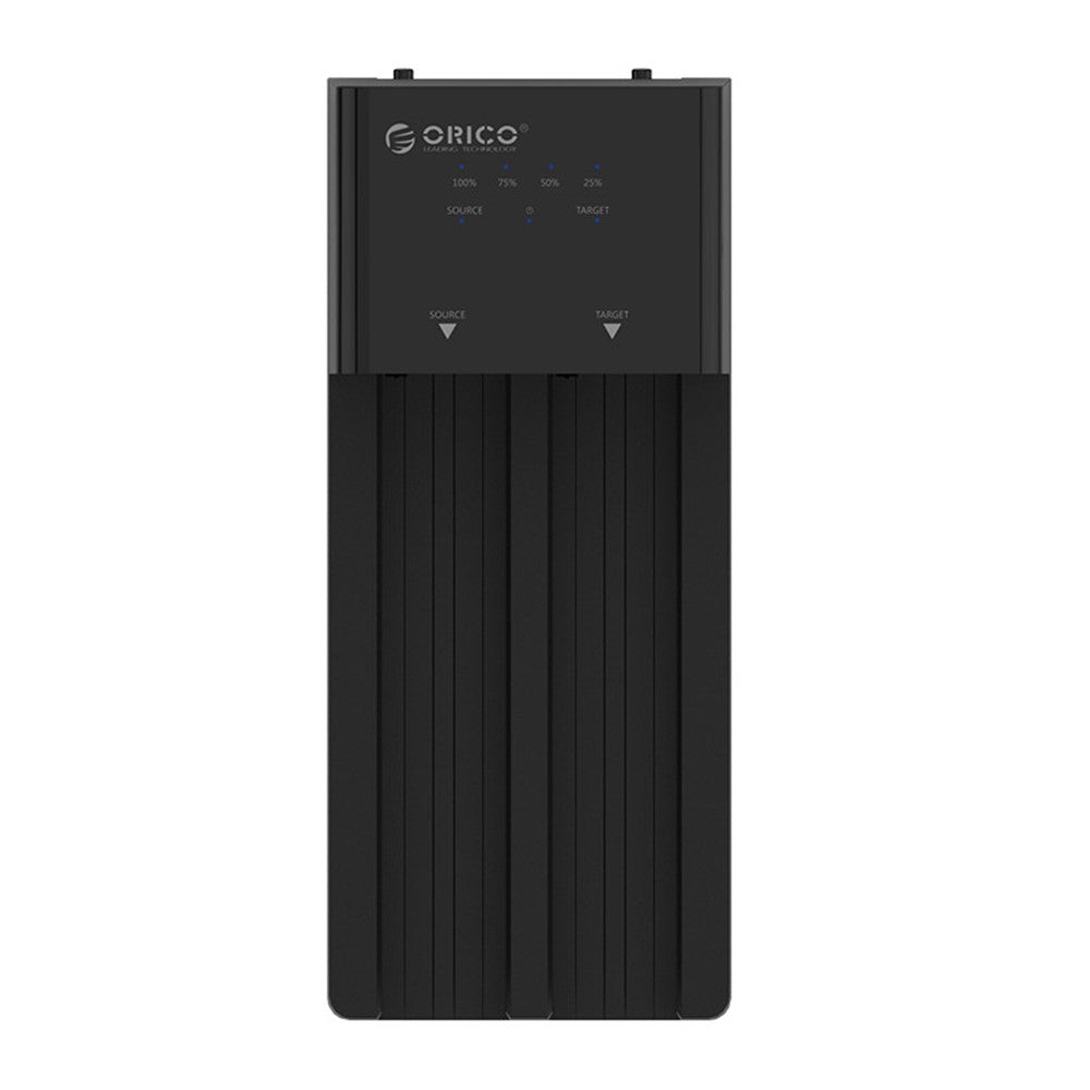 ORICO 6528US3-C 2.5 / 3.5 inch Hard Drive Enclosure 2 Bay Docking Station Offline Clone
