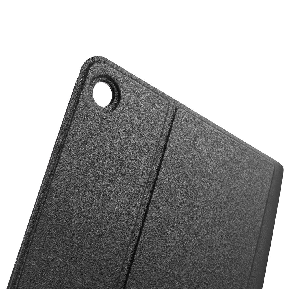 For Samsung Galaxy Tab A 10.1 (2019) SM-T515 SM-T510 Leather Stand Tablet Case with Detachable Magnetic Wireless Keyboard (Without Touchpad) (German Version)