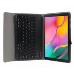 For Samsung Galaxy Tab A 10.1 (2019) SM-T515 SM-T510 Leather Stand Tablet Case with Detachable Magnetic Wireless Keyboard (Without Touchpad) (German Version)